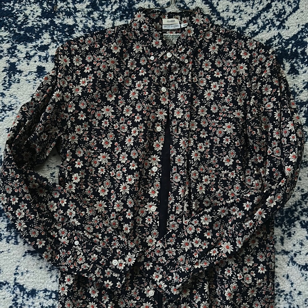 Mens J Crew Button Down Casual Shirt - Small Casual Stretch Fit